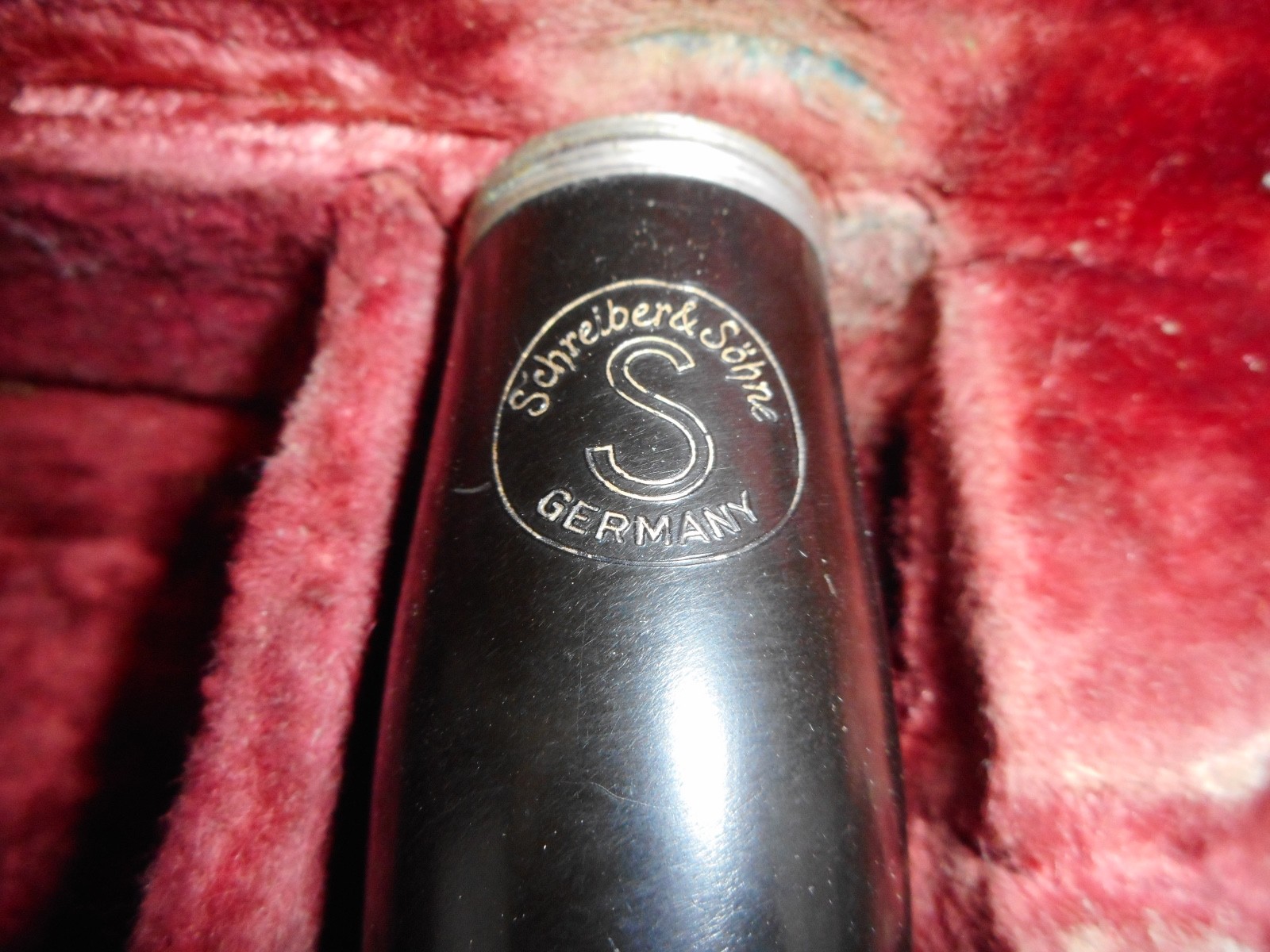 Vintage W. Schreiber & Sohne Bb Clarinet Germany With Case FREE US SHIPPING