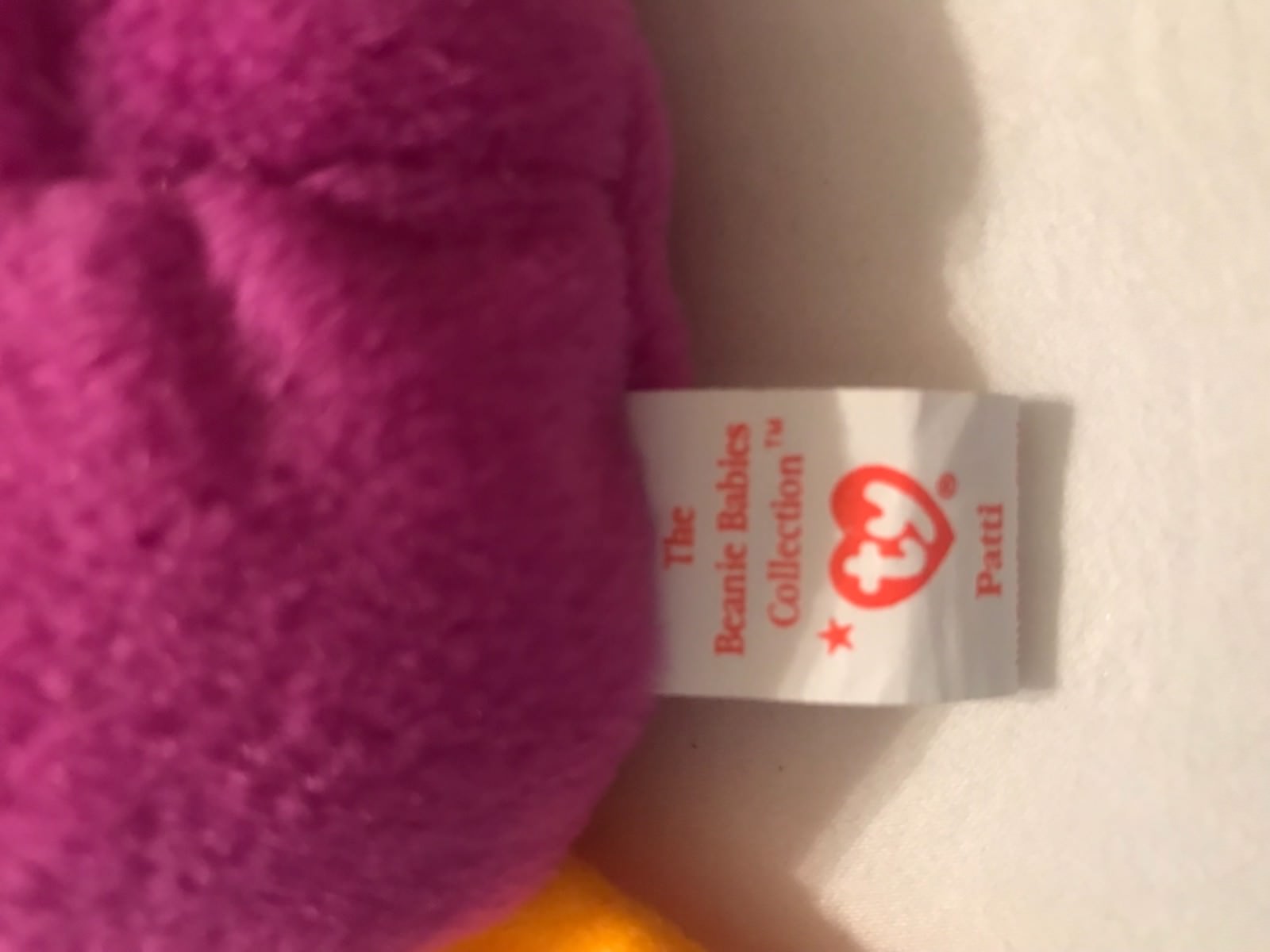 Patti platypus beanie baby