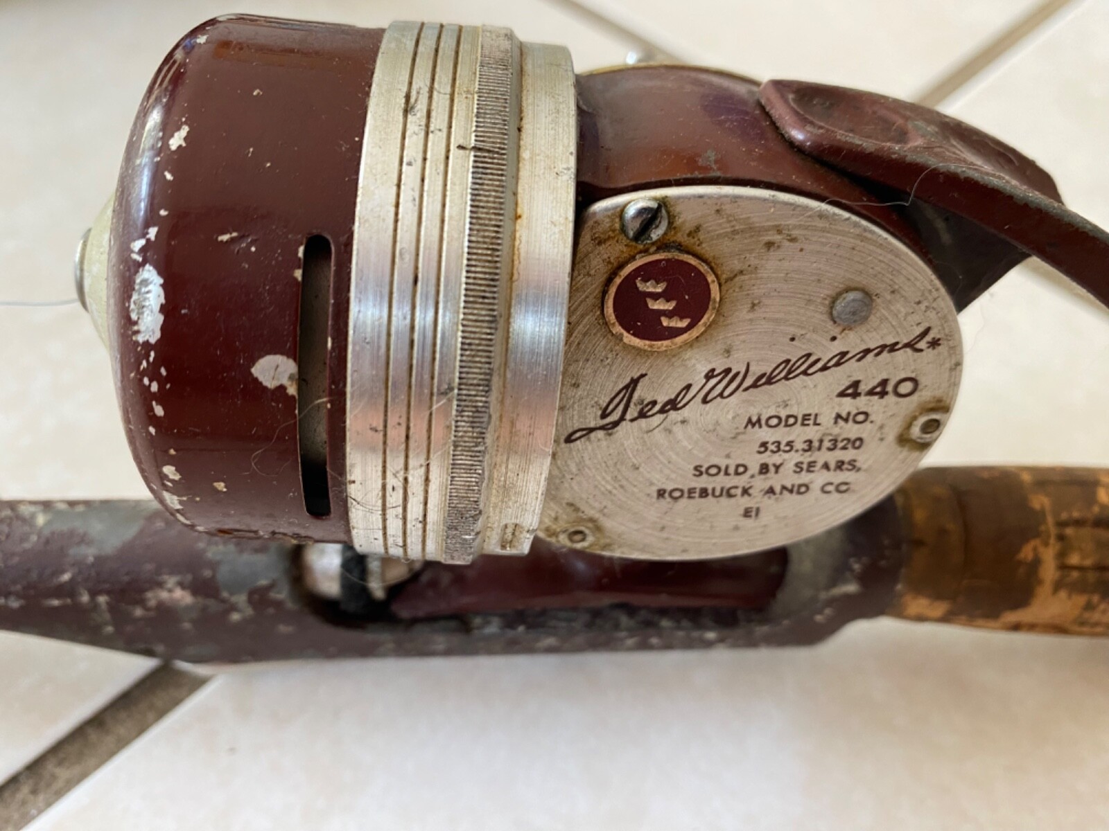 Sears Roebuck and Co. Ted Williams リール Ted Williams Sears Roebuck Spincast Reel 535.31350 | eBay