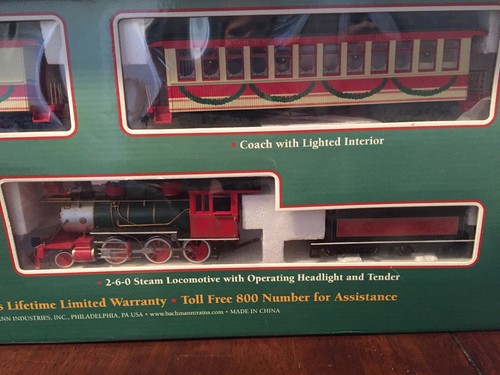 Bachmann HO North Pole Express Train Set 00751 NIB Bachman H-O