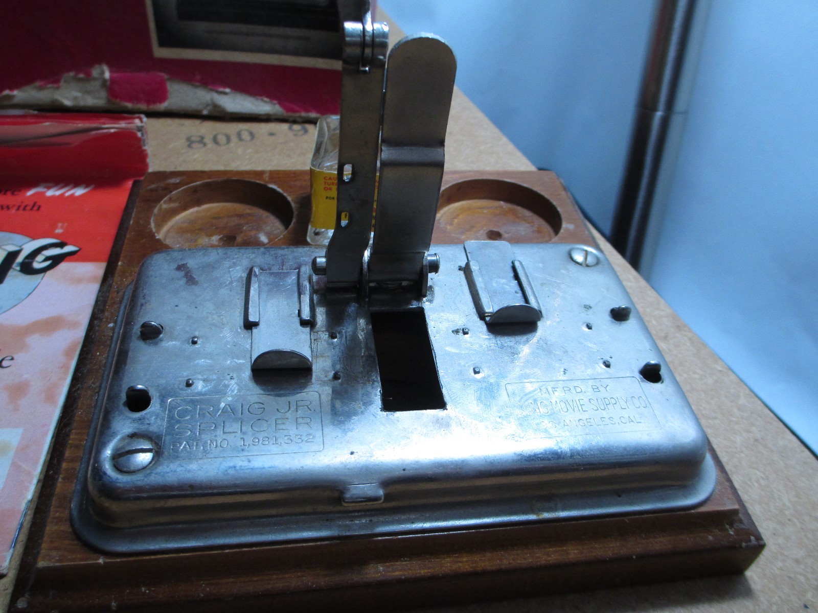 Vintage Craig 8-16mm Junior Splicer By Craig Movie Supply Co.