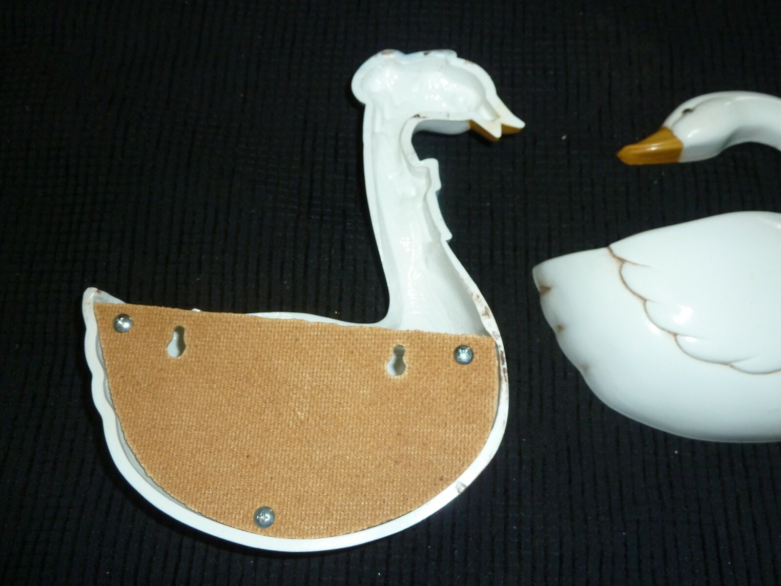 1978 Set of (2) Vintage Burwood Products Geese Wall Pockets #2814-1b Homco