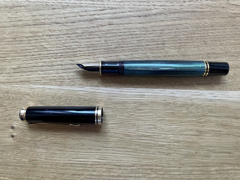 Pelikan SouverÃ¤N M800 Mit Seltener 18k Bb-Feder Top Zustand