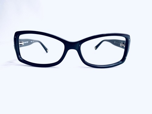 Nine West Black Crystal Temple Rectangular Eyeglasses NW518S Nine West Black Crystal Temple Rectangular Eyeglasses NW518S