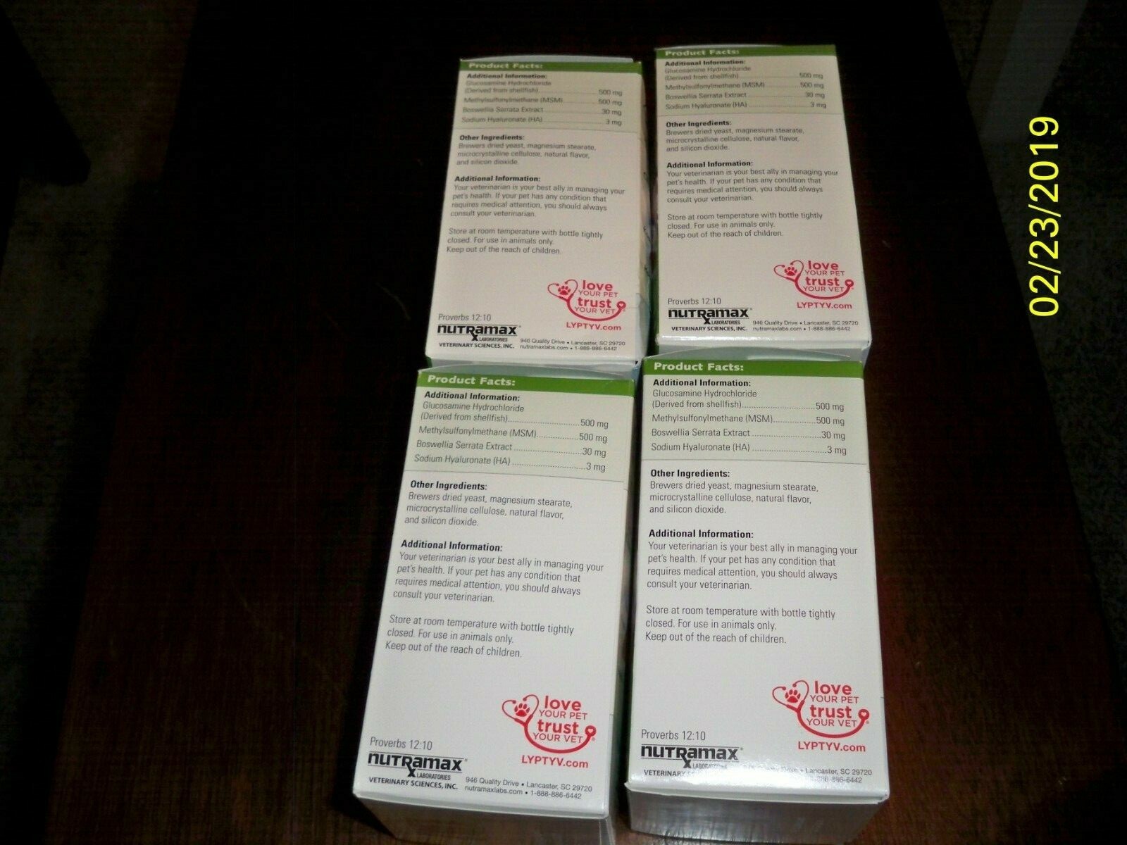 [4] COSEQUIN STANDARD STRENGTH JOINT HEALTH FOR DOGS ALL SIZES 300 TABLETS   NEW