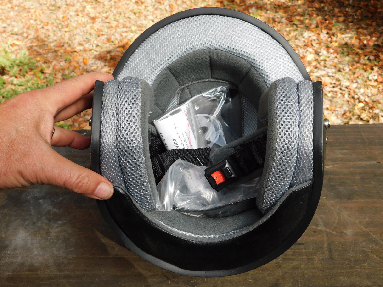 NEW ZAMP Motorcycle Helmet 3/4 Black M Medium with Visor 059265/J-3455