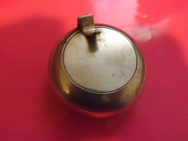 Antique silver plated snuff,pill box,ash tray or trinket holder