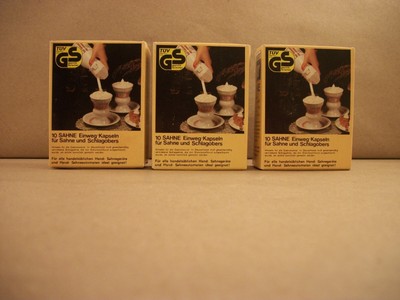 3 Boxes of 10 Cartridges for Berndorf Kayser Whipped Cream Maker Dispenser