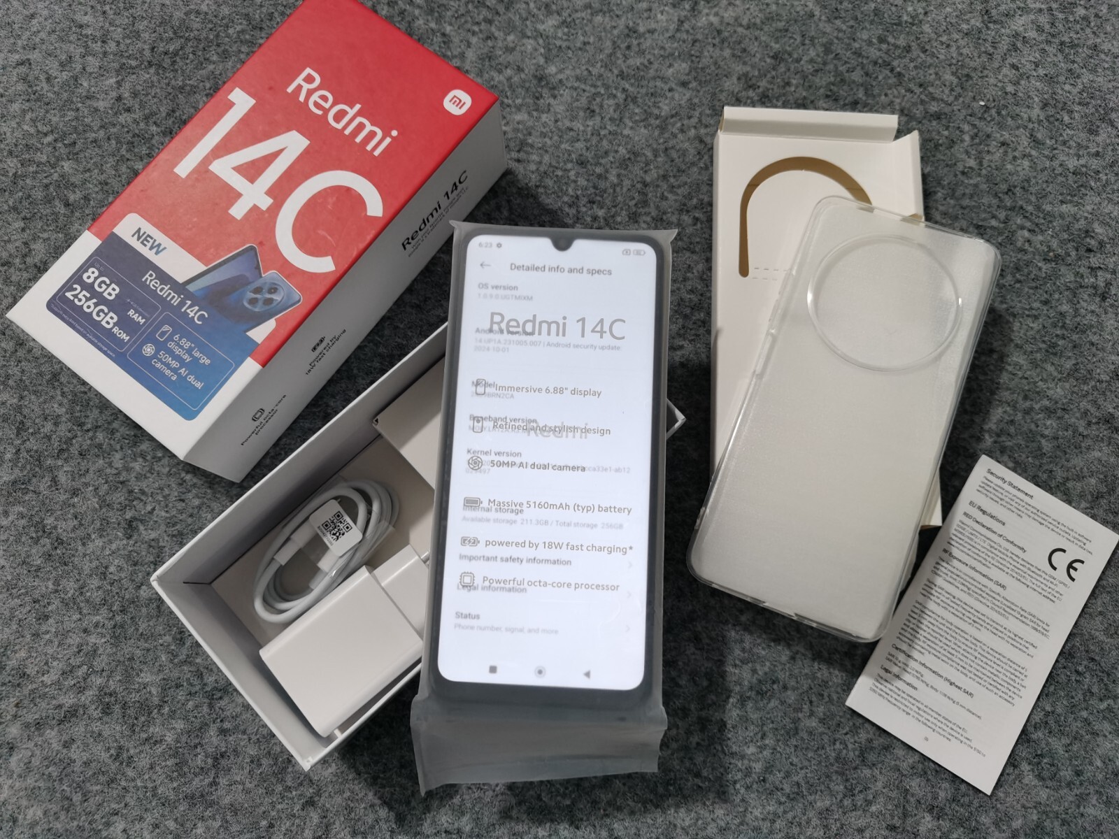 Redmi 14C NFC スマートフォン 8GB RAM 256GB ROM Amazon.com: Xiaomi Redmi 14C 4G Lte (for Tmobile Tello Mint