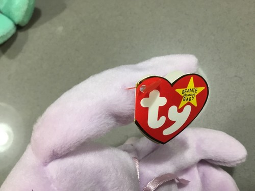 Rare Hippity, Hoppity, Floppity Beanie Babies All With Same Mistakes PVC Pellets