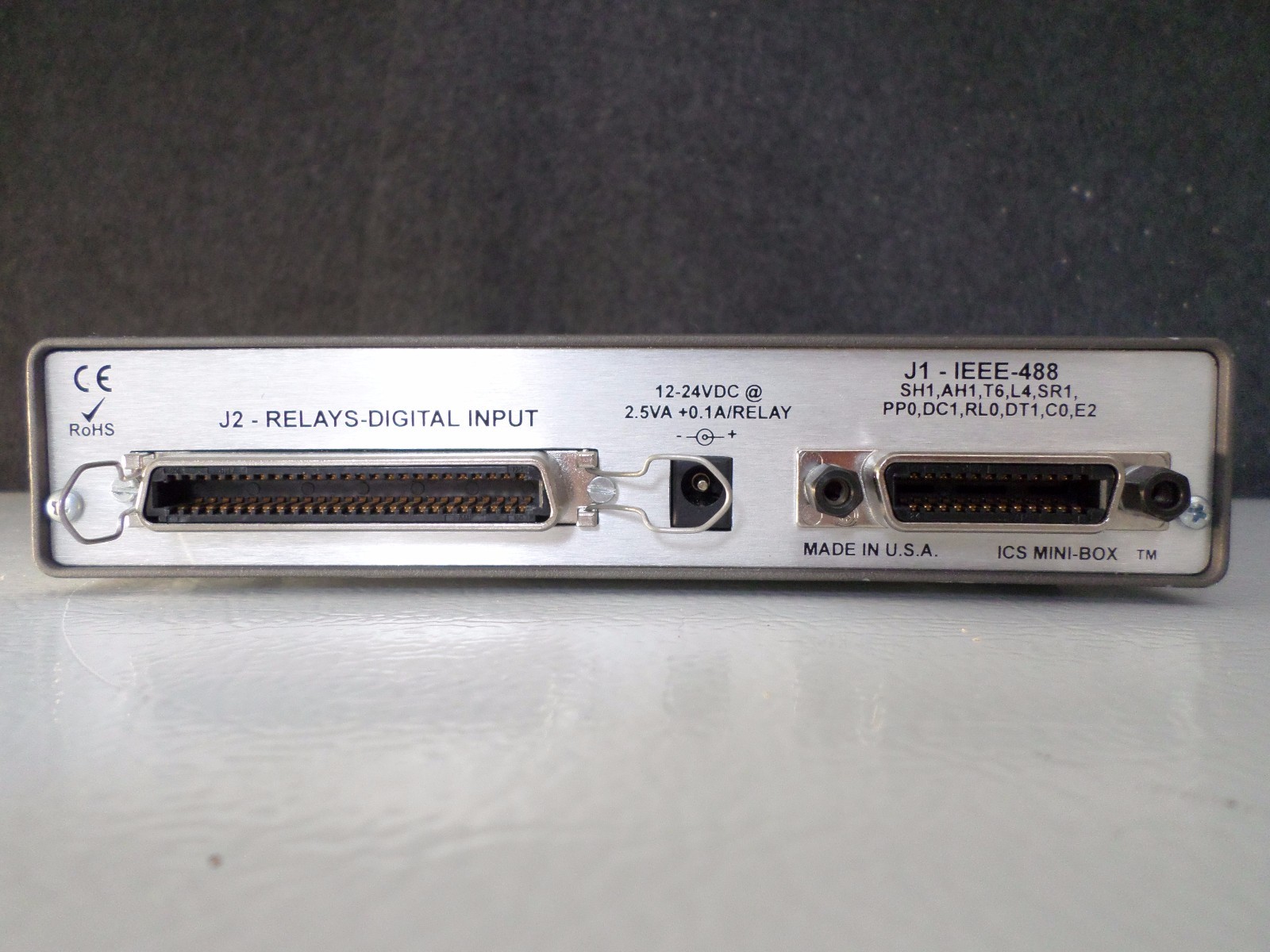 ICS Electronics 4864 GPIB to 16 Heavy Duty Relay Contacts Interface IEEE-488.2