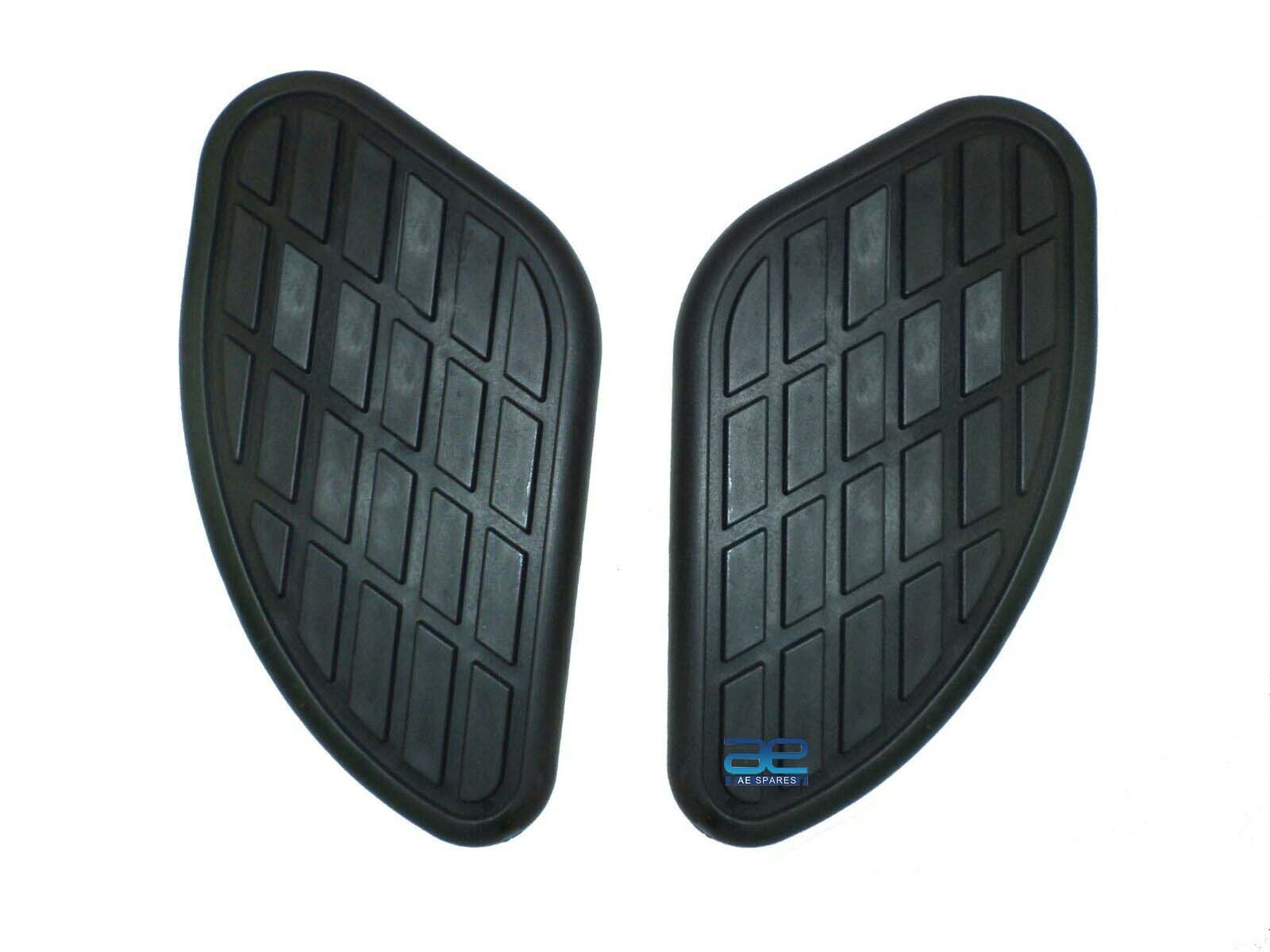 Petrol Fuel Tank Knee Rubber Pad Black For Royal Enfield Interceptor 650cc  