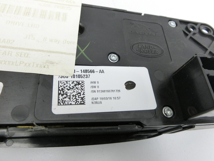 Jaguar XF X260 15-20 Schalter Links für Sitzverstellung Jaguar XF X260 15-20 20.06.2017 L0392725AA02 gebraucht Vorschau 5