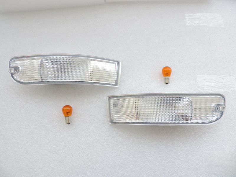 Clear Turn Signal Light Lens Set for Porsche 993 1994 95 1996 1997 Euro