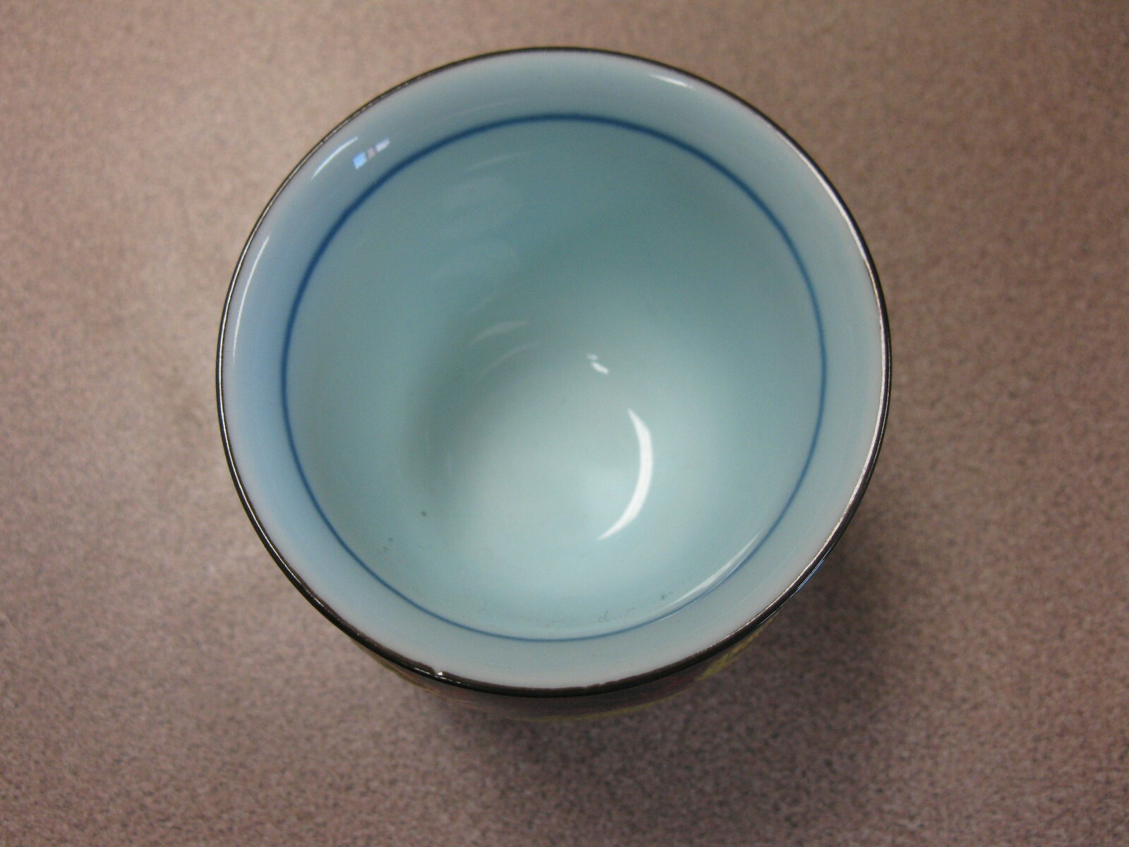 Vintage Chinese Porcelain TEA Set Red GOLD DRAGONS