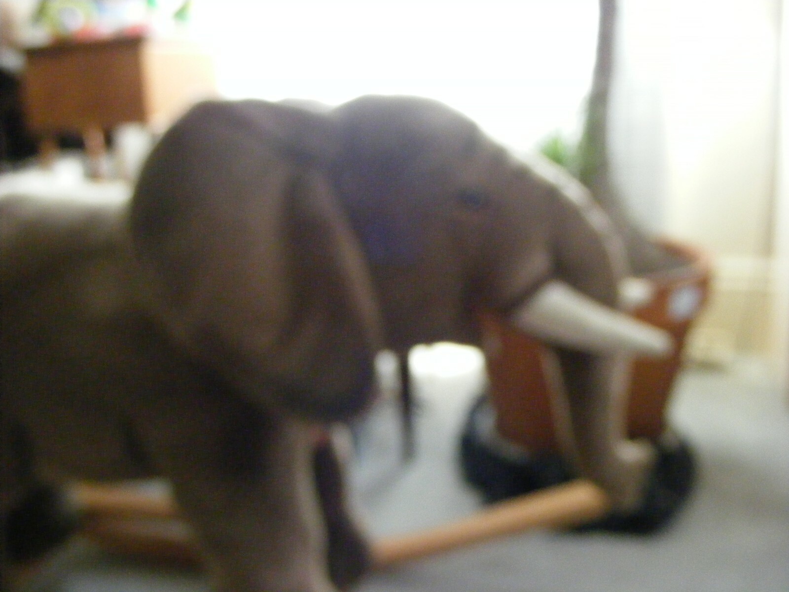 Steiff  Riding Elephant Stuffed Rocking Elephant - Rare