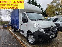 2017 Renault Trucks UK Master 2.3 DCI 145 LUTON CURTAIN SIDE TAIL LIFT CHASSIS C