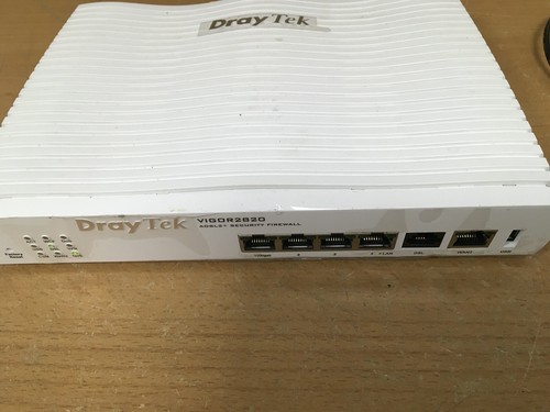 DrayTek Vigor 2820 ADSL2+ White Router Firewall VPN Broadband Modem Taiwan Made