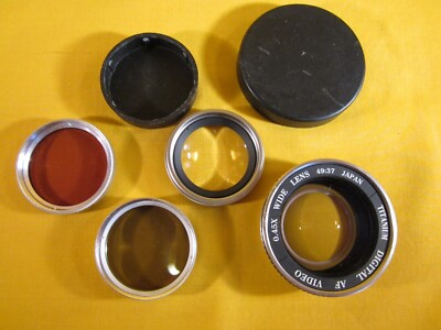Titanium Digital AF Video 0.45X Wide Lens 49:37 Japan, Macro, 37mm FLD & 37mm PL