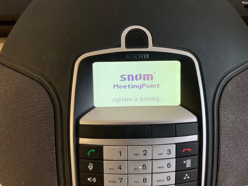 Snom MeetingPoint Telekonferenz Telefonspinne VoIP PoE