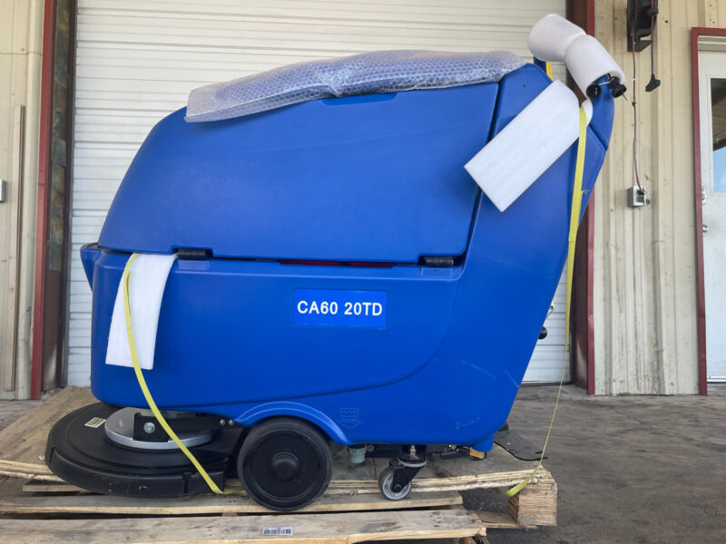 Clarke 20" Walk Behind Disc Floor Scrubber with Traction Drive 16 Gal CA60 20TD