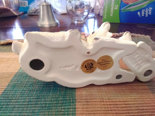 House of Global Art The Harvey Knox Kingdom goat and baby Figurine Hand Painted