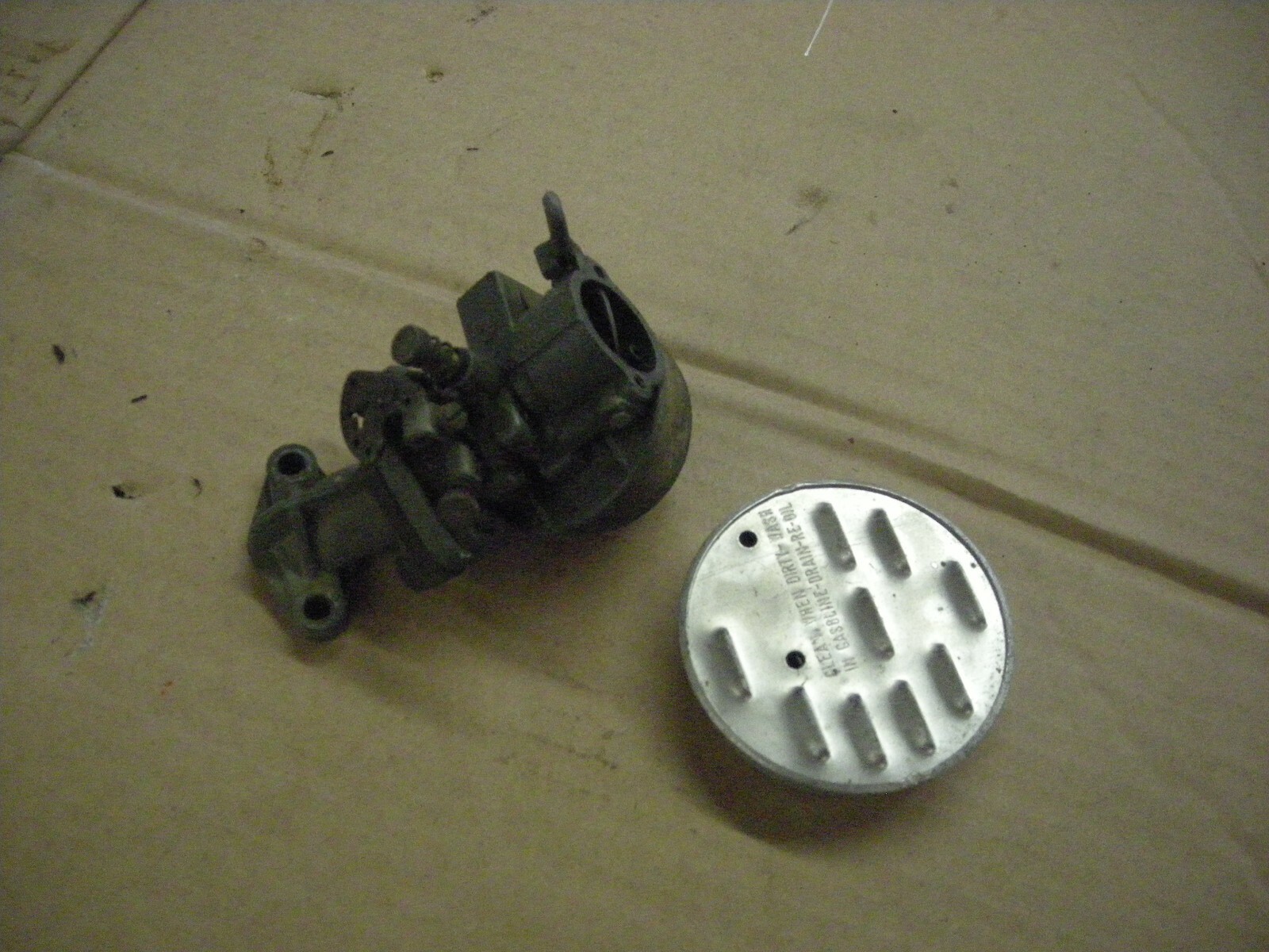 Original Rope Start Reo Cast Iron Horizontal Shaft Engine Fan Cover- Magneto.
