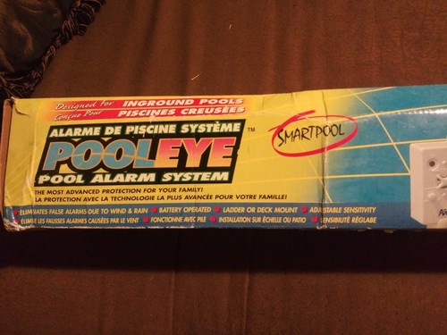 Smartpool Pooleye In-Ground Protection Swimming Pool Alarm System (PE20) NIB