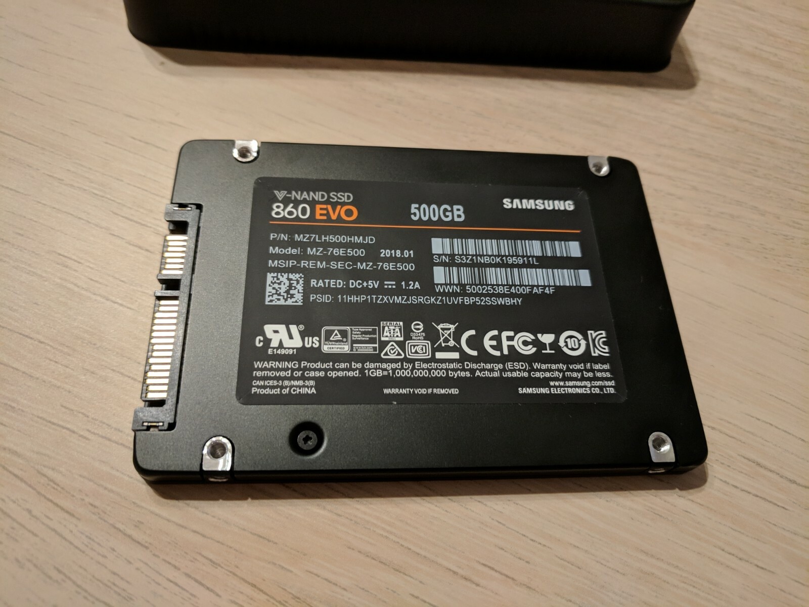 Samsung 860 EVO 500GB 2.5-Inch SATA III Internal SSD MZ-76E500B/AM