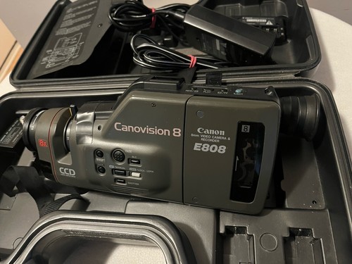 Canon E808 AF Zoom Lens Camcorder Canovision 8 Limited Parts