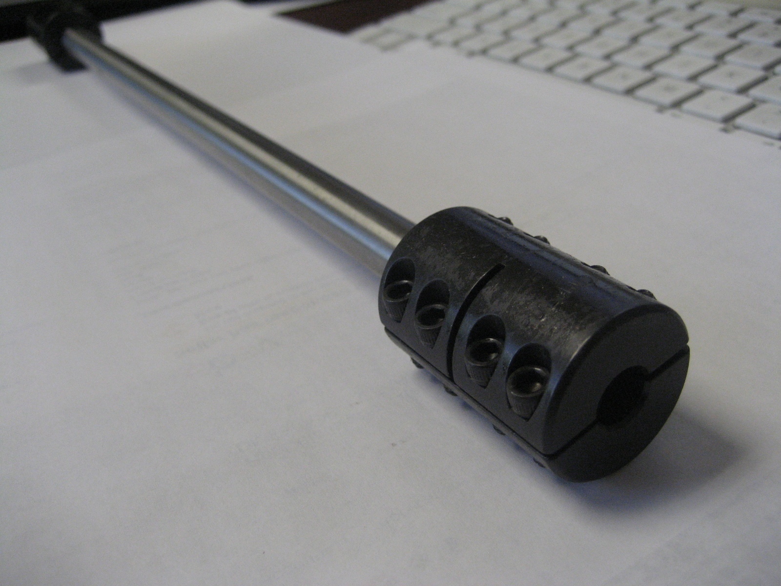 RULAND COUPLING AND 133/4" STAINLESS STEEL ROD 1/2" DIA. (2EA