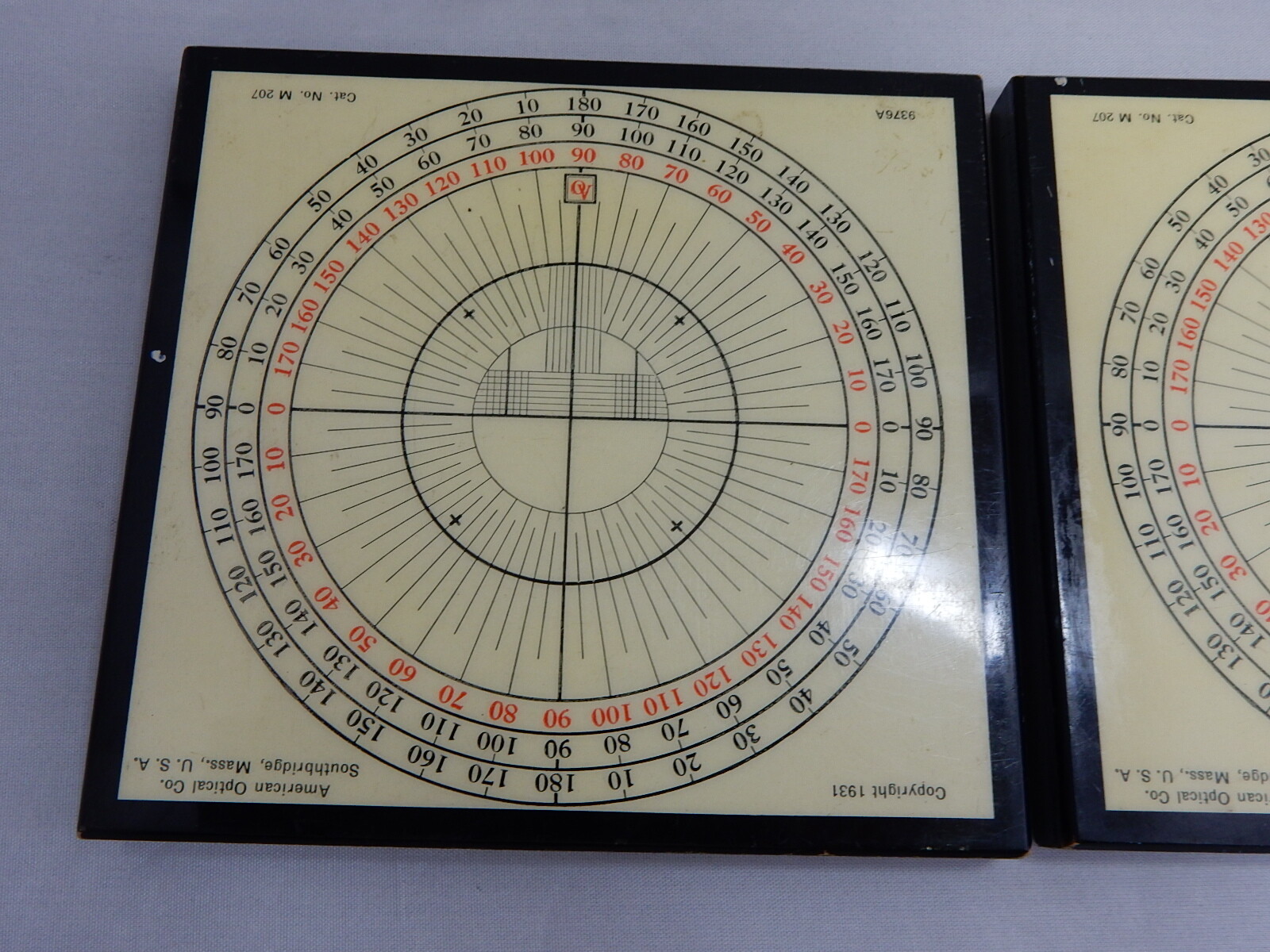 PUPILLARY DISTANCE Measuring Cards 1933 American Optical Co. Set of 3