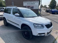 2015 Skoda YETI OUTDOOR 2.0 TDI CR SE 5DR SUV IN WHITE HATCHBACK Diesel Manual