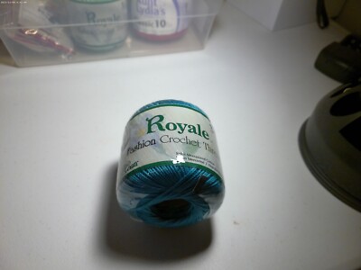 Royale Fashion Crochet Thread - J. & P. Coats - Size 3 - Blue 0065