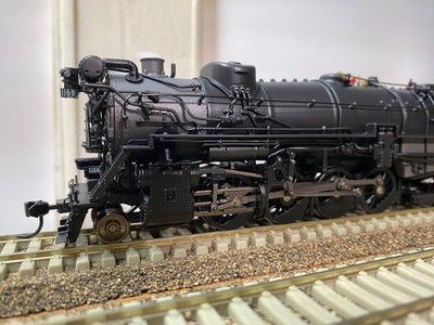 Broadway Limited 7592 HO Scale C&O K-2 Mikado 16-VC Tender Sound/DC/DCC #1177