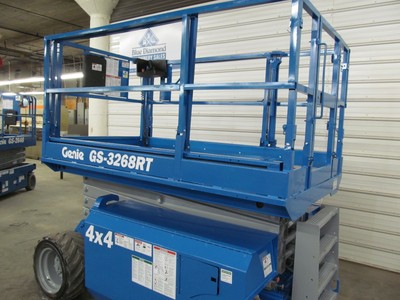 2007 Genie GS 3268RT Scissor lift, 32' Platform, Boom, JLG, Skyjack, Aerial Nice