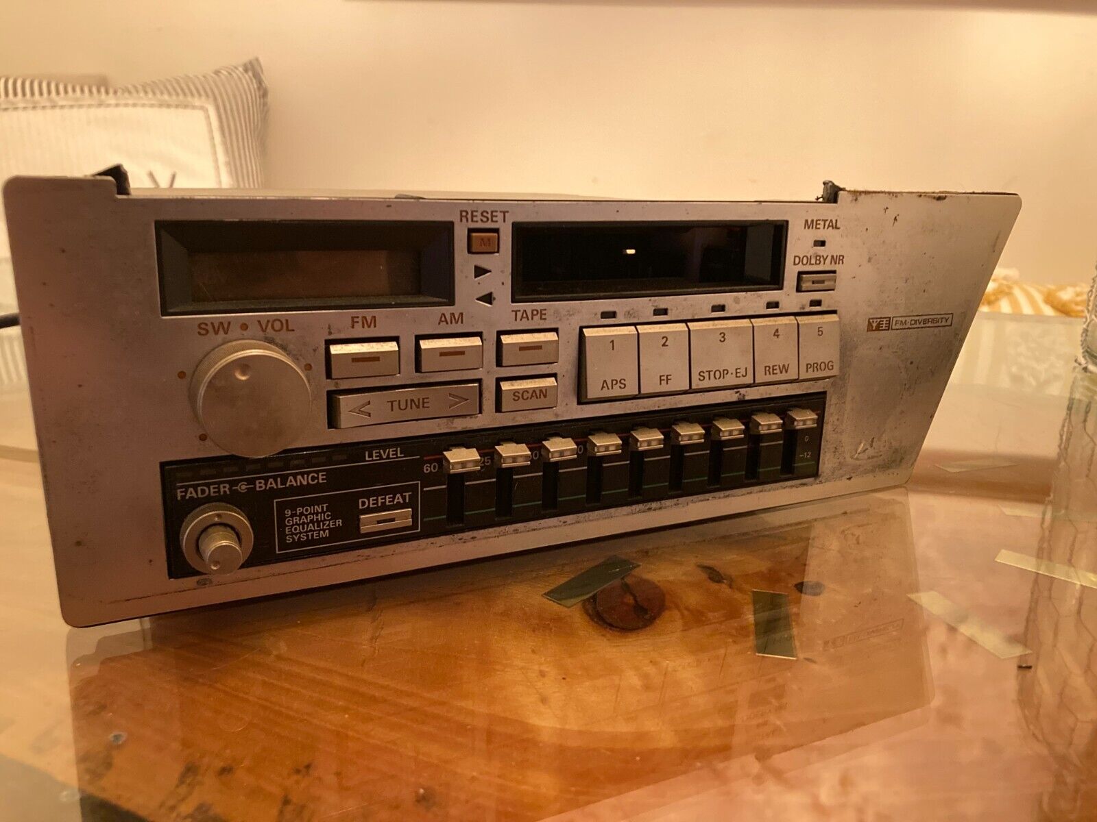 1987-1989 Nissan 300ZX OEM Radio/Cassette Deck 2 DIN 1987-1989 Nissan 300ZX OEM Radio/Cassette Deck 2 DIN