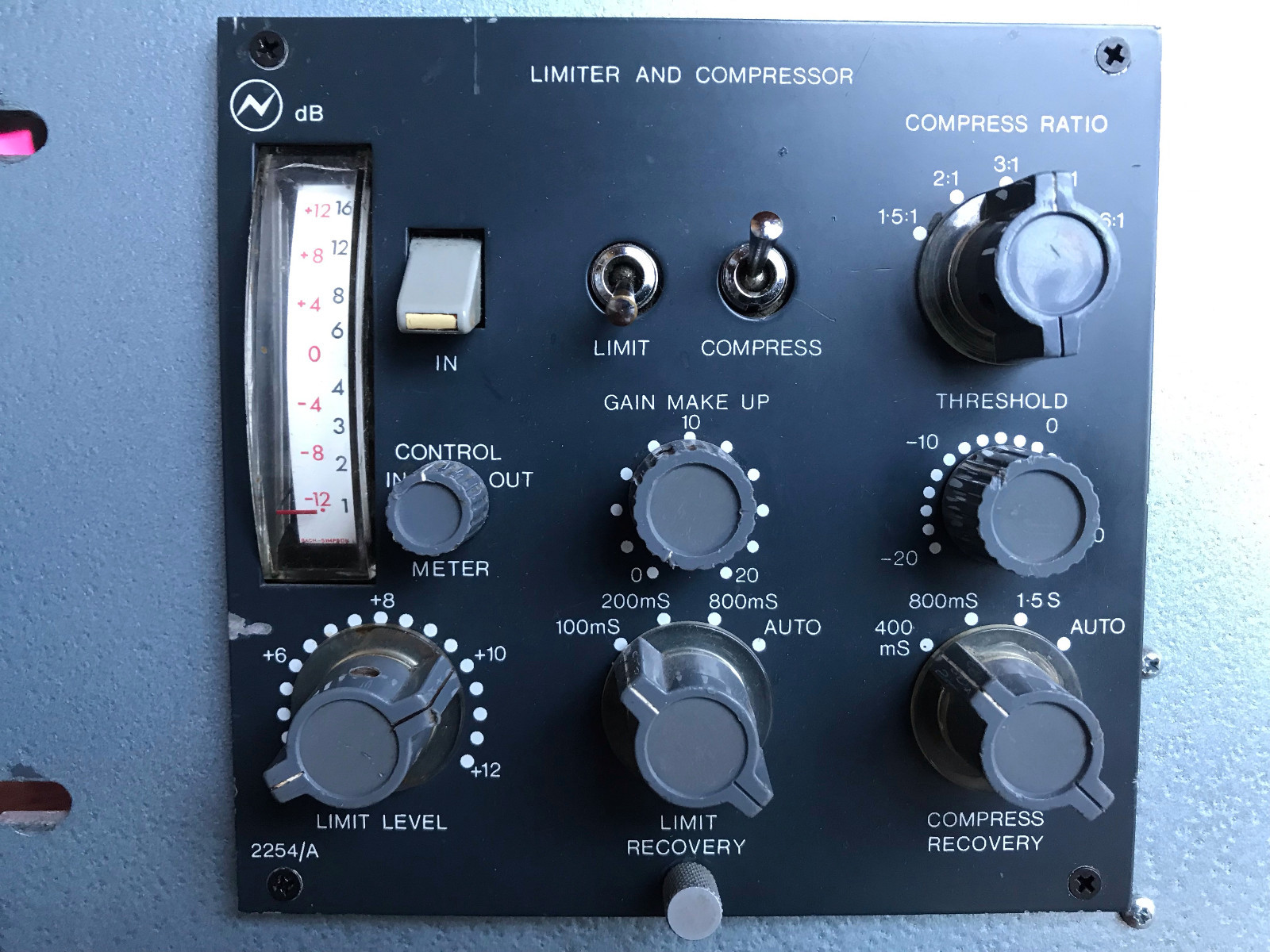 NEVE 2254 E Stereo Racked Vintage Pair with Power Supply BBC Audix CalrecAM6/17A