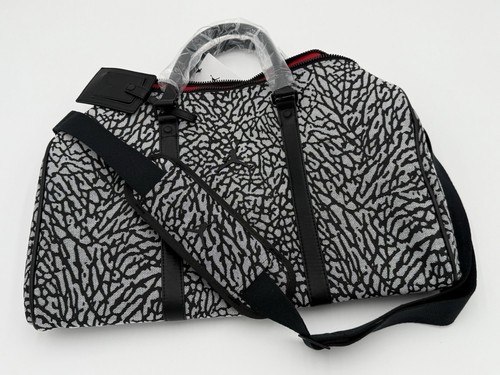 SIZE-M (20L) Nike Air Jordan Monogram Duffle Bag Cement Crake