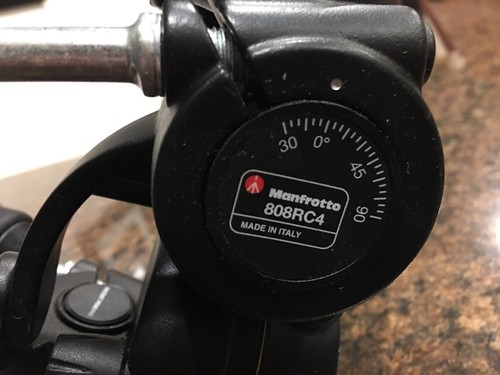 Manfrotto 808RC4 3-Way Pan Tilt Tripod Head