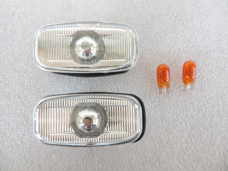 ひかり Clear Side marker Indicator light for 99 00 01~02~Nissan Silvia