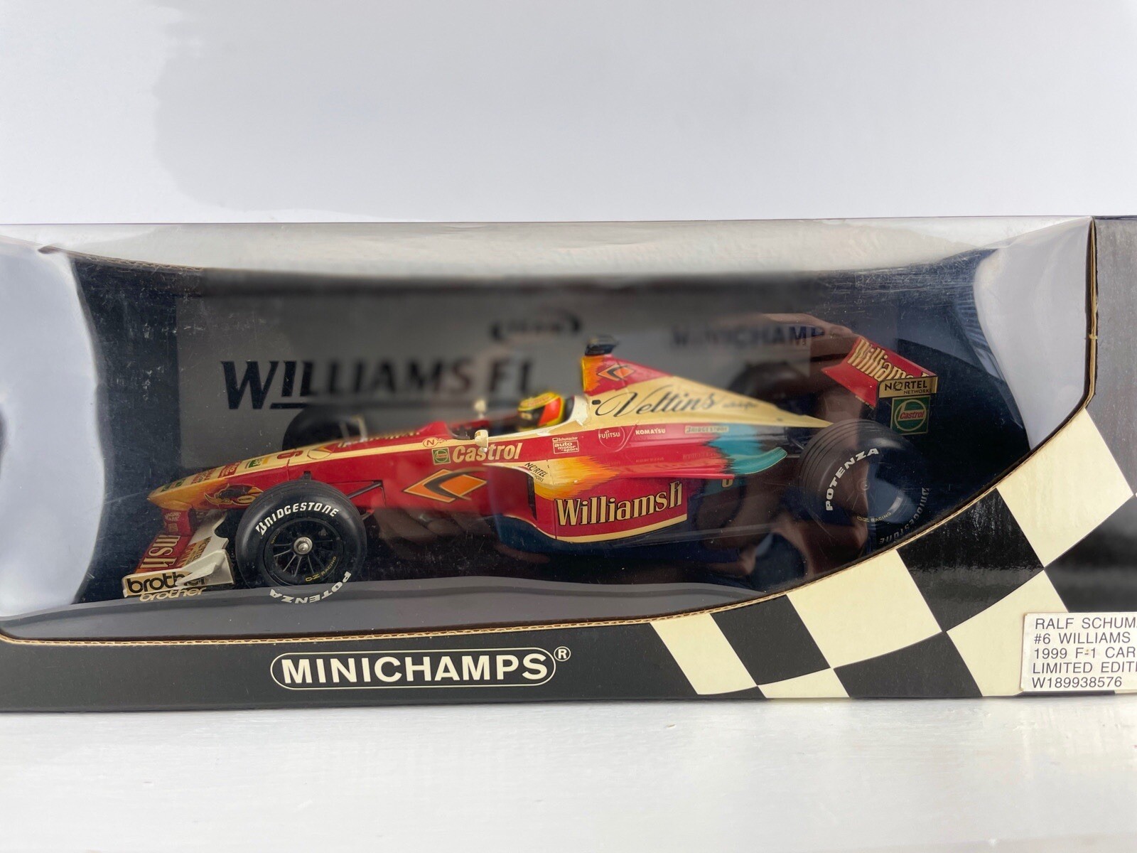 Williams FW21 1:18 Minichamps F1 Grand Prix Car Ralf Williams FW21 1:18 Minichamps F1 Grand Prix Car Ralf