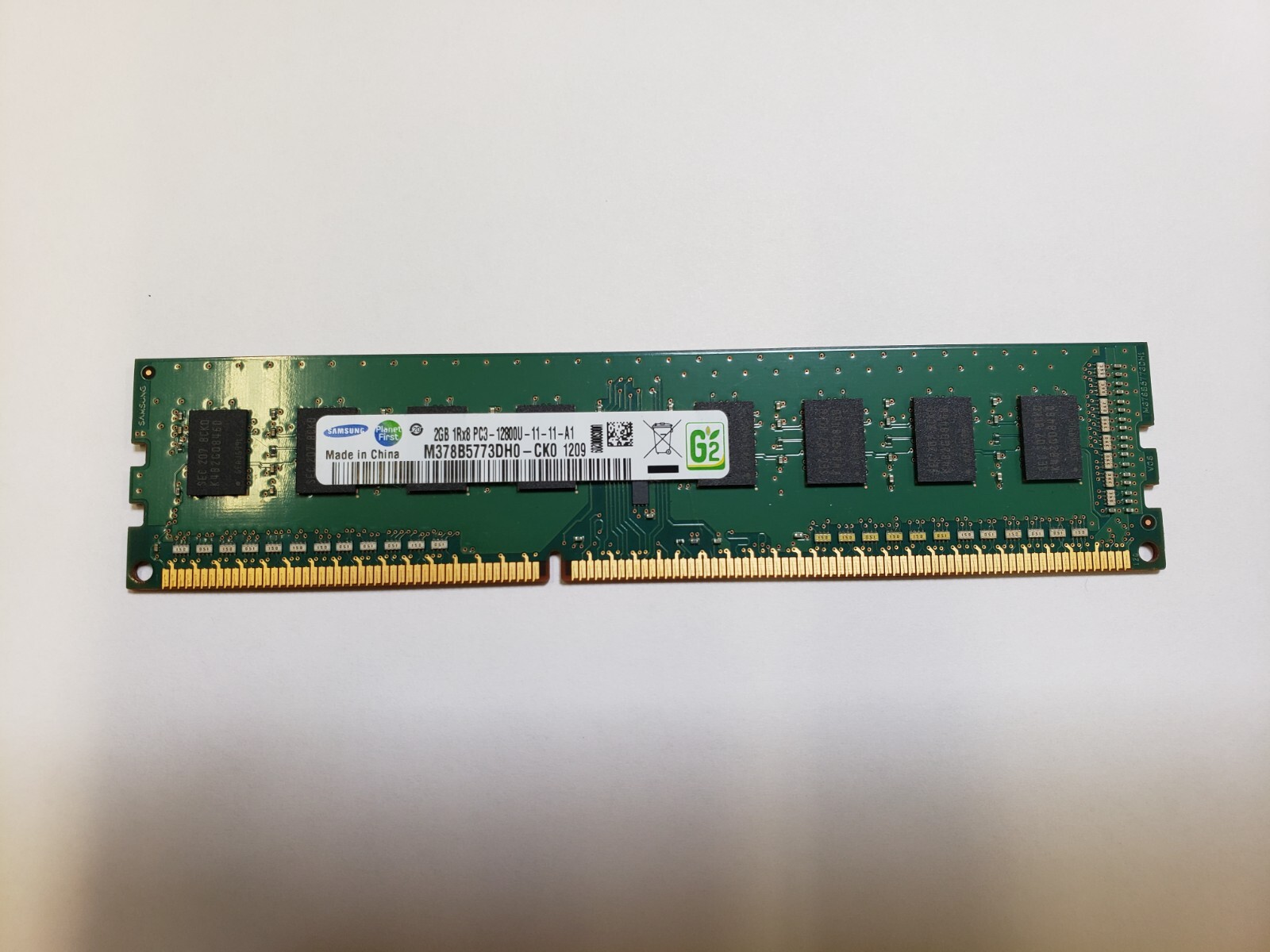 Samsung 2GB 1RX8 PC3 10600U 09 - 11- A1 desktop memory