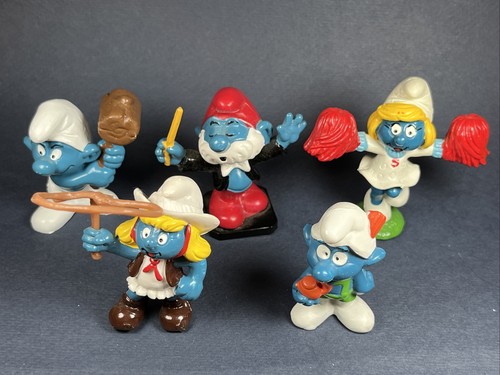 Lot Of 5 RARE Vintage Smurfs | eBay