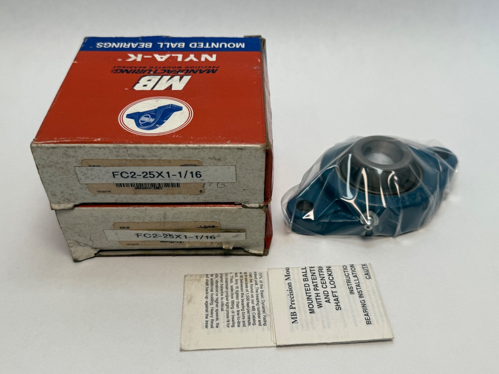 MB FC2251-116 Flange Mount Bearing FC2-25X1-1/16 1-1/16