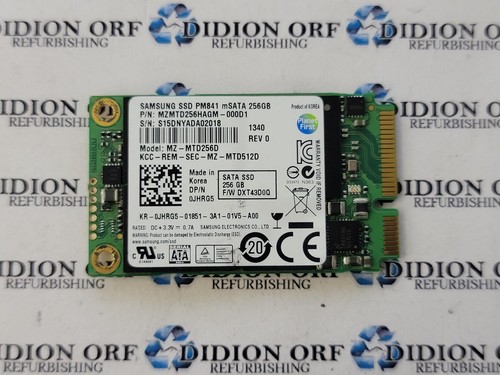 SAMSUNG PM841 256GB mSATA SSD MZ-MTD256D, Grade A, SKU 12228