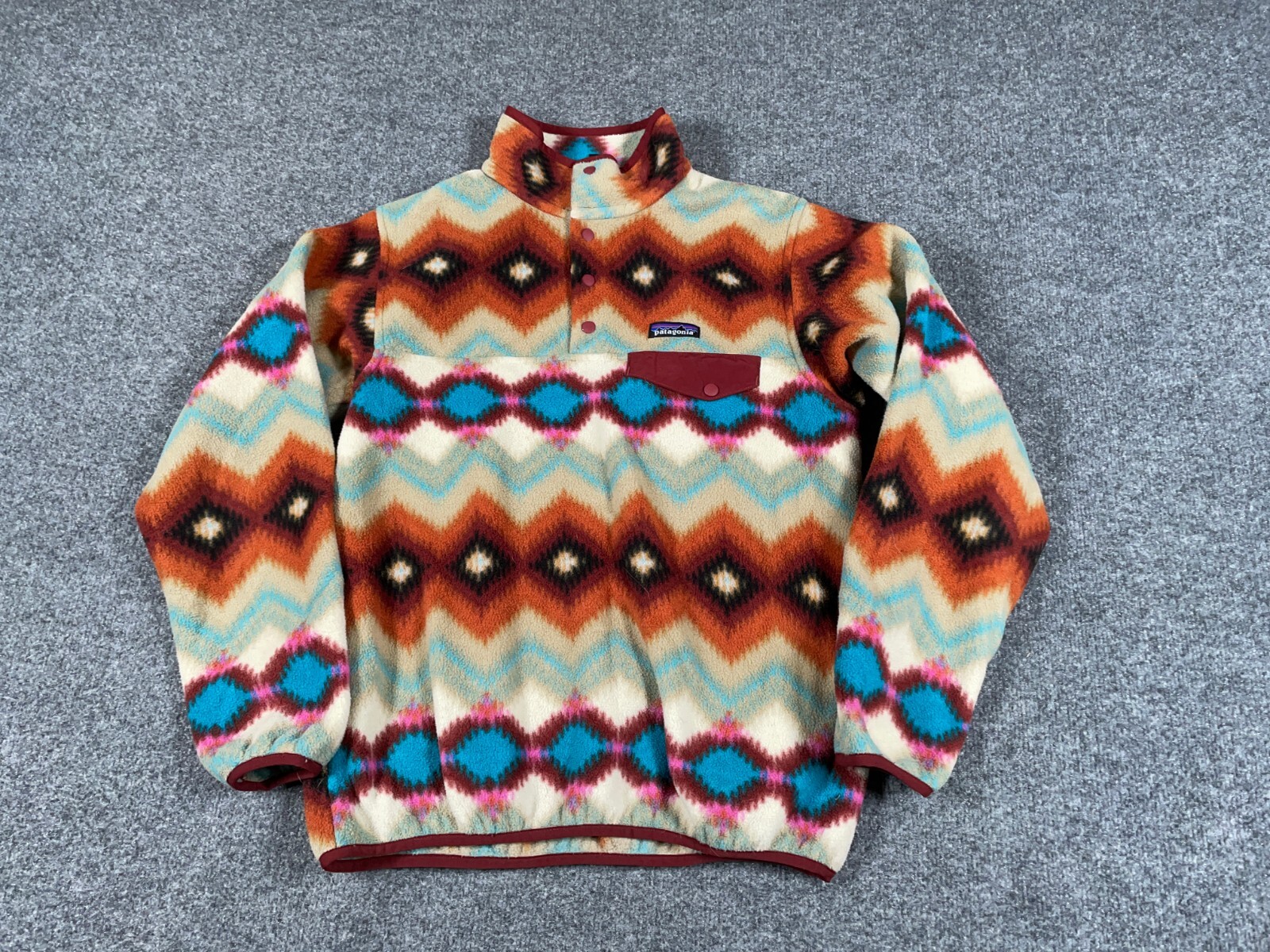 Patagonia Synchilla Snap T Fleece Women's Small Timber Twist Patagonia Synchilla Snap T Fleece Women's Small Timber Twist