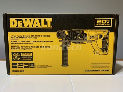 Dewalt DCH133B 20V XR Brushless 1  SDS Plus D-Handle Rotary Hammer - TOOL only
