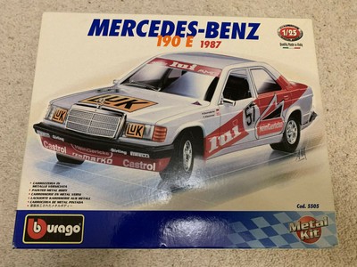 Burago Mercedes 190E 1987 vintage metal model kit 5505 Brand Rare