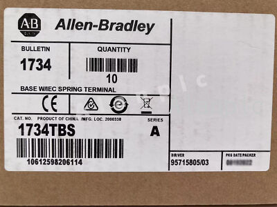 10PCS Allen Bradley 1734-TBS POINT I/O Module Terminal Base 1734TBS
